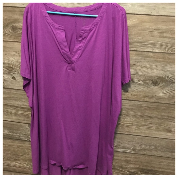 NWOT Woman Within 4X Purple Top - Picture 1 of 7